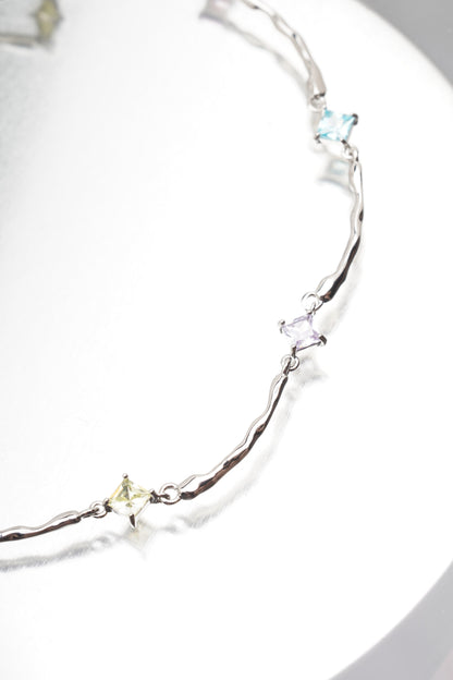 Pastel Zircon Necklace