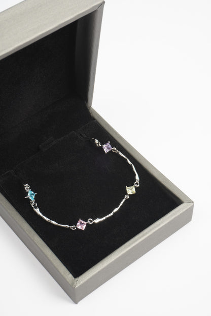 Pastel Zircon Necklace